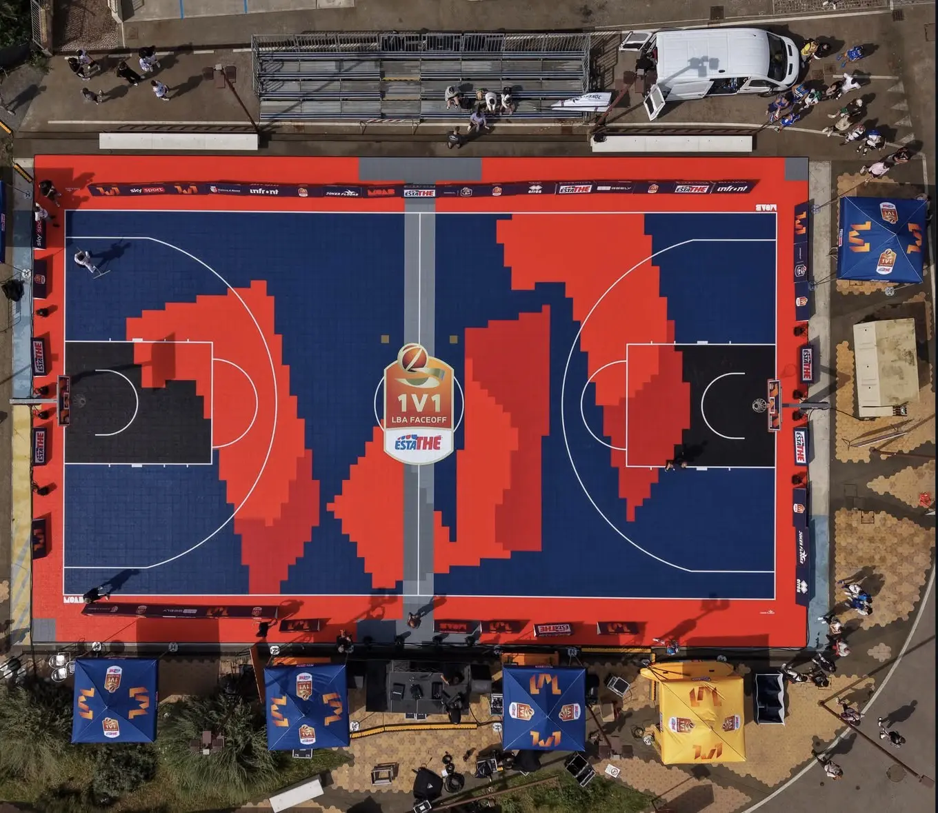 Joker Floors realizza il playground dell’Estathé LBA Faceoff di Rimini