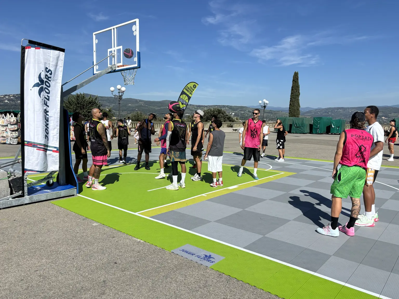 Joker Floors a Piazzale Michelangelo per le Finals ESTRA CHECK IT 1V1 Tour